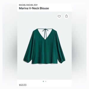 RACHEL Rachel Roy Teal‎ Blouse